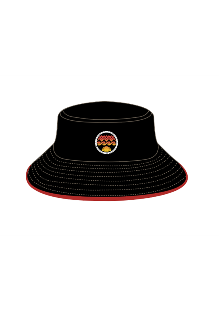 Rangeview Intermediate Bucket Hat Black/Red